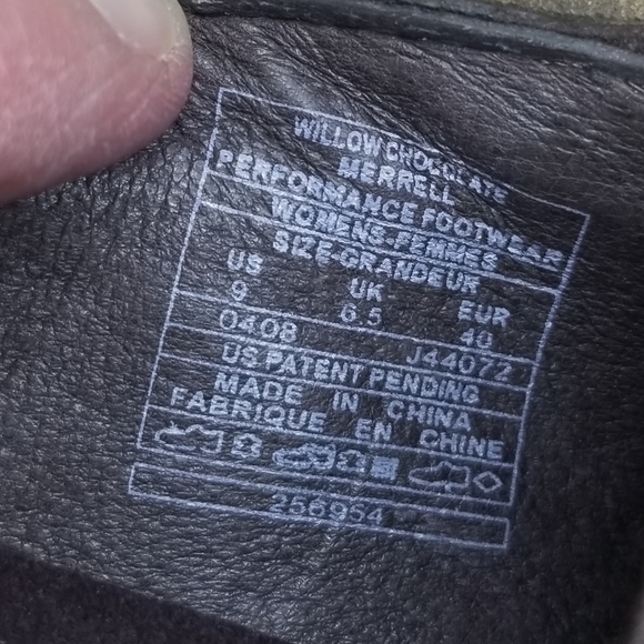 NWOT Merrell willow chocolate suede slip ons - Picture 9 of 9